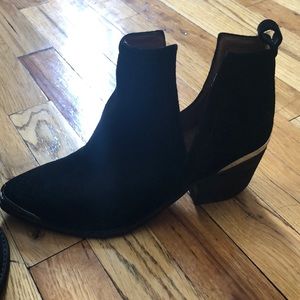 Jeffrey Campbell Cromwell Boots - Black Suede